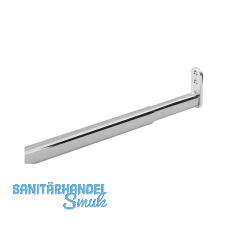 Teleskop-Schrankrohr oval 400 - 600 mm Stahl verchromt