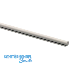 CINETTO Gleitschutz zu Schrankrohr rund L�nge 3000 mm auf Ma�, Kunststoff grau