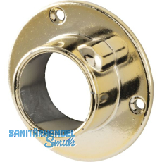 Wandscheibe 1-teilig 25 mm Zamak vergoldet