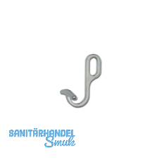 Haken Spezial f�r Oval-Schrankrohr 30 x 15 mm, Zamak verchromt