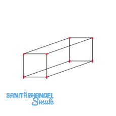 ALUMIS Smartcube Eckknoten-Set freistehend 1-fach schwarz ALUMIS Smartcube Eckknoten-Set freistehend 1-fach schwarz