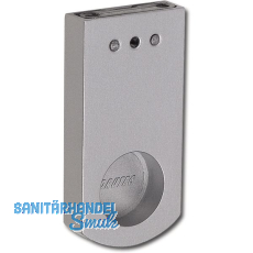 Schrankrohrlager Alexander - 80 x 12 x 40 mm, Zamak alufarbig