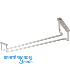 Bar-Gläserhalterung 365 mm Messing vernickelt Bar-Gläserhalterung 365 mm Messing vernickelt