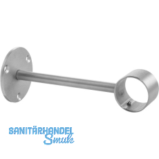 Bar-Reling Wandstütze gerade für Rohr-ø 38 mm, T 175,5 mm, Edelstahl geschliffen Bar-Reling Wandstütze gerade für Rohr-ø 38 mm, T 175,5 mm, Edelstahl geschliffen