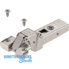 BLUM CLIP top�Alurahmenscharnier 95�, 9,5 mm gekr�pft mit Feder, Schrauben