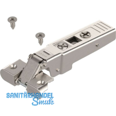 BLUM CLIP top Alurahmenscharnier 95�, gerade mit Feder, Schrauben