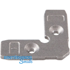 ALUMIS Alurahmenprofil Eckenteil schmal klein ohne Schrauben Aluminium-Druckguss