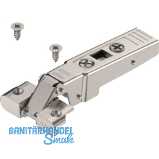 BLUM CLIP top Alurahmenscharnier 95�, gerade ohne Feder, Schrauben