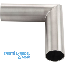 Bar-Reling Eckverbinder 90 Grad, für Rohr-ø 38 mm, Edelstahl geschliffen Bar-Reling Eckverbinder 90 Grad, für Rohr-ø 38 mm, Edelstahl geschliffen