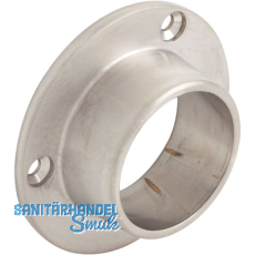 Bar-Reling Wandrosette für Rohr-ø 38 mm, Edelstahl matt geschliffen Bar-Reling Wandrosette für Rohr-ø 38 mm, Edelstahl matt geschliffen
