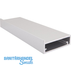 ALUMIS Alurahmenprofil breit 50/20,2 mm L�nge 2500 mm per Stange, natur eloxiert