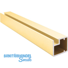 ALUMIS Alurahmenprofil schmal, Länge 2500 per Stange, messing matt eloxiert ALUMIS Alurahmenprofil schmal, Länge 2500 per Stange, messing matt eloxiert