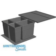 NINKA eins2vier Set KB 600/Seitenwand 18 - 19 mm Legrabox dunkelgrau NINKA eins2vier Set KB 600/Seitenwand 18 - 19 mm Legrabox dunkelgrau