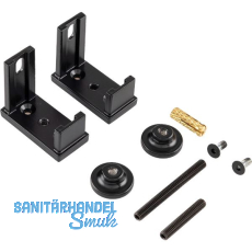 ALU-STYLE GP System Befestigungsset Decke-Boden schwarz ALU-STYLE GP System Befestigungsset Decke-Boden schwarz