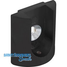 ALU-STYLE GP System Oval Schrankrohrlager schwarz ALU-STYLE GP System Oval Schrankrohrlager schwarz