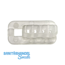 Universal-Feststeller f�r Laufschienen Alu, Kunststoff transparent