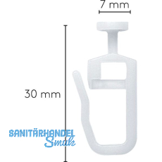 LEHA Liftgleiter Karniese Kopf rund Kunststoff weiß LEHA Liftgleiter Karniese Kopf rund Kunststoff weiß