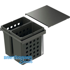 VS WASH Einbau-Wäschesammler Flex Pro KB 500 mm Lava VS WASH Einbau-Wäschesammler Flex Pro KB 500 mm Lava