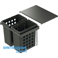 VS WASH Einbau-Wäschesammler Flex Pro KB 600 mm Lava VS WASH Einbau-Wäschesammler Flex Pro KB 600 mm Lava