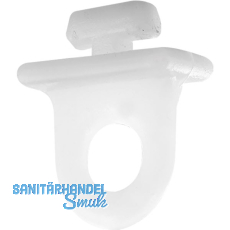 LEHA Feststeller Vorhang-Laufschiene Kunststoff wei�