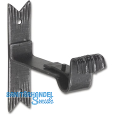 Wandhalter Vorhangstange Rustikal einl�ufig Schmiedeeisen schwarz