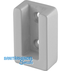 Schrankrohrlager Ninos, Zamak silber lackiert