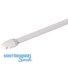 LEHA Vitragenstange 800 - 1500 mm Metall/Kunststoff wei�