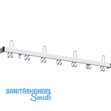 RONTEC Sicherheits-Wandgarderobe 55 S - 8446 1500 mm Aluminium natur eloxiert