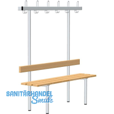 RONTEC Sitzbankst�nder einseitig 1000 mm Alu natur eloxiert