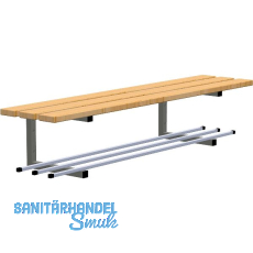 RONTEC Sitzbank wandhängend 1000 mm mit Schuhablage Stahl/Buche RONTEC Sitzbank wandhängend 1000 mm mit Schuhablage Stahl/Buche