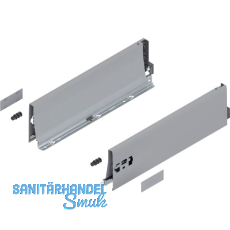 BLUM TANDEMBOX antaro Zarge H�he K, NL 400, Stahl grau RAL 9006