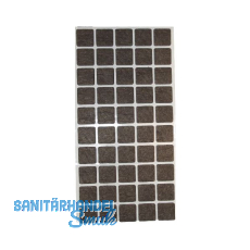 Filzgleiter 20 x 20 x 3 mm selbstklebend braun Filzgleiter 20 x 20 x 3 mm selbstklebend braun