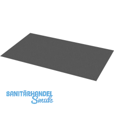 CONERO Flockmatte 715 x 425 mm, schwarzgrau