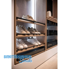 CONERO Schuhreling Breite 1114 mm, Höhe 38 mm, Aluminium schwarz CONERO Schuhreling Breite 1114 mm, Höhe 38 mm, Aluminium schwarz