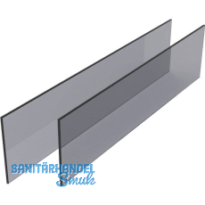 CONERO ESG f�r Innenauszug 168 H, Lichte Korpusbreite 534-594 mm, Floatglas grau