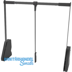 CONERO Kleiderlift, Lichte Schrankbreite 445-628 mm, schwarz CONERO Kleiderlift, Lichte Schrankbreite 445-628 mm, schwarz