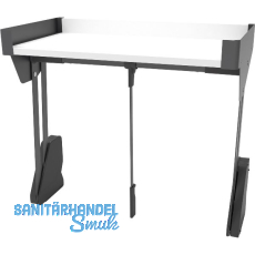 CONERO Kleiderlift Top, Lichte Schrankbreite 445-628 mm, schwarz CONERO Kleiderlift Top, Lichte Schrankbreite 445-628 mm, schwarz