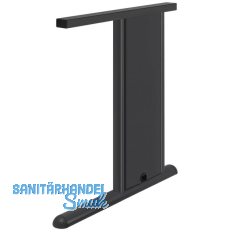 Tischgestell C 3000 Seitenteil V1 rechts Tiefe 750 mm RAL 7016