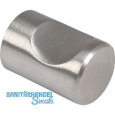 Knopf Skat � 15 mm, Tiefe 22 mm, Edelstahl geb�rstet