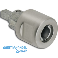 HEKNA MINI METALL SYSTEM 24 Zylinder Drehknopf rechts, Zamak verchromt matt