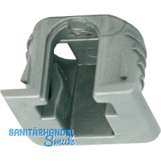 Bodenträger FLIPPER zum Anschrauben, Bohr ø 15 mm, Kunststoff silberfarbig Bodenträger FLIPPER zum Anschrauben, Bohr ø 15 mm, Kunststoff silberfarbig