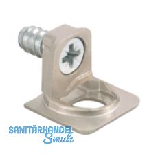 Tablar-Bodenträger PK2 Anschrauben Tablarstärke 25 mm ø 5 mm Zamak vernickelt Tablar-Bodenträger PK2 Anschrauben Tablarstärke 25 mm ø 5 mm Zamak vernickelt