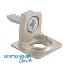 Tablar-Bodenträger PK2 Anschrauben Tablarstärke 18/19 ø 3 mm Zamak vernickelt Tablar-Bodenträger PK2 Anschrauben Tablarstärke 18/19 ø 3 mm Zamak vernickelt