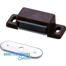 MACO Magnetschnapper Type 6, Haltekraft 6 kg, Kunststoff braun