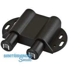 MACO Druckmagnetschnapper zweifach, zum Anschrauben, Kunststoff schwarz MACO Druckmagnetschnapper zweifach, zum Anschrauben, Kunststoff schwarz