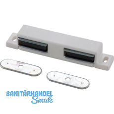 MACO Doppelmagnetschnapper Type 4.2, Haltekraft 4 kg, 1 Loch, Kunststoff wei�