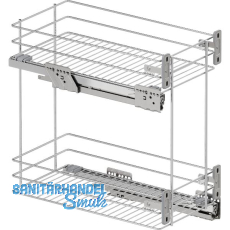 VS SUB Rack Unterschrankauszug Classic KB 400 mm Silber VS SUB Rack Unterschrankauszug Classic KB 400 mm Silber