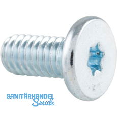 Zylinderschraube extrem niedriger Kopf M 6x12 Torx 20 - Stahl 08.8 verzinkt-blau Zylinderschraube extrem niedriger Kopf M 6x12 Torx 20 - Stahl 08.8 verzinkt-blau