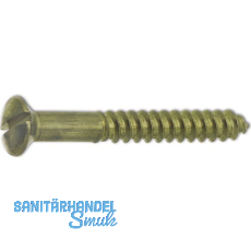 DIN95 1.6 x 12 Messing blank Holzschraube Linsensenkkopf mit Schlitz