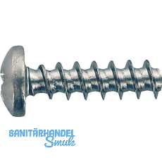 PLASFAST®-Schraube Halbrundkopf 4.0x20 PZ2 Stahl verzinkt-blau PLASFAST®-Schraube Halbrundkopf 4.0x20 PZ2 Stahl verzinkt-blau